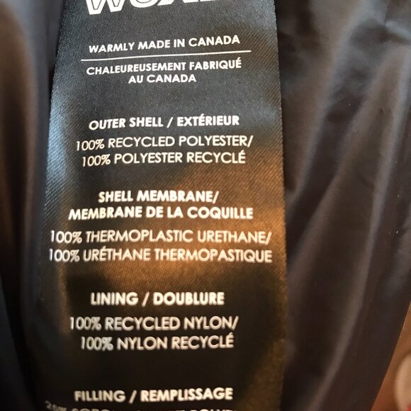 Wuxly EKO Vegan Puffer Army Green Jacket Size Medium M NWOT - Picture 10 of 10